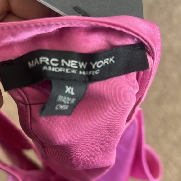 Hot pink satin top - Picture 8 of 8